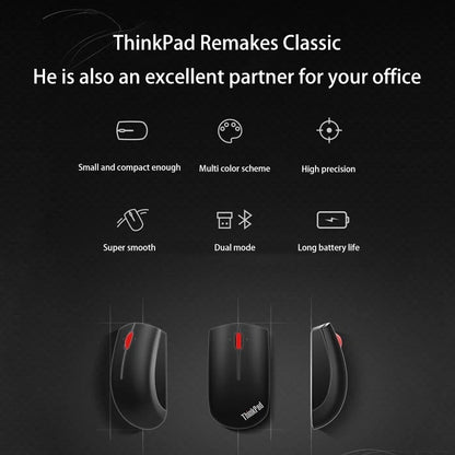 Lenovo ThinkPad Office Mouse 4Y50Z21427 musta Bluetooth + langaton kaksitoiminen hiiri