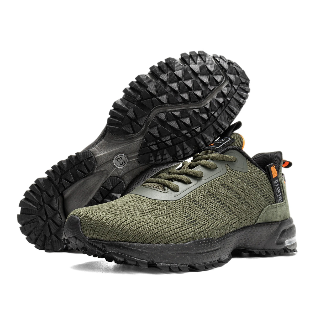 Baasploa Herren-Laufschuhe – Marke: Casual, leichte Designer-Jogging-Schuhe aus Mesh für Herren, atmungsaktive Sport- und Wanderschuhe mit Schnürung