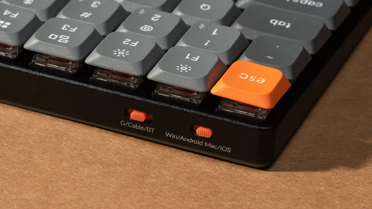 Keychron K3 Max QMK/VIA Ultra-Slim Wireless Custom Mechanical Keyboard Low Profile Gateron Switch Double-Shot PBT Keycap