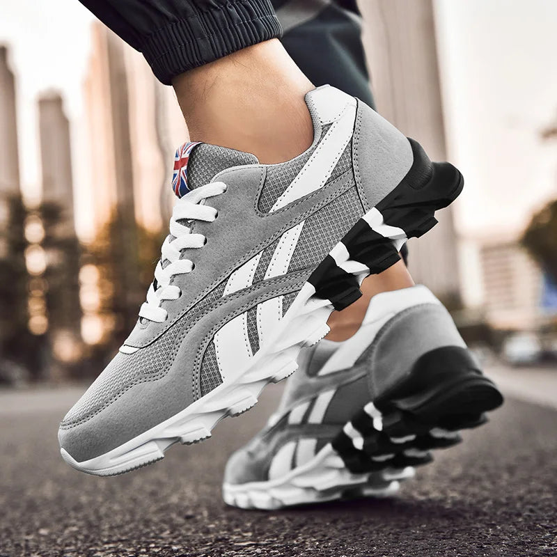 Men's Marathon Running Sports Shoes Casual Sneakers Soft Comfortable Training Shoes Wear-Resistant Sneakers for Men