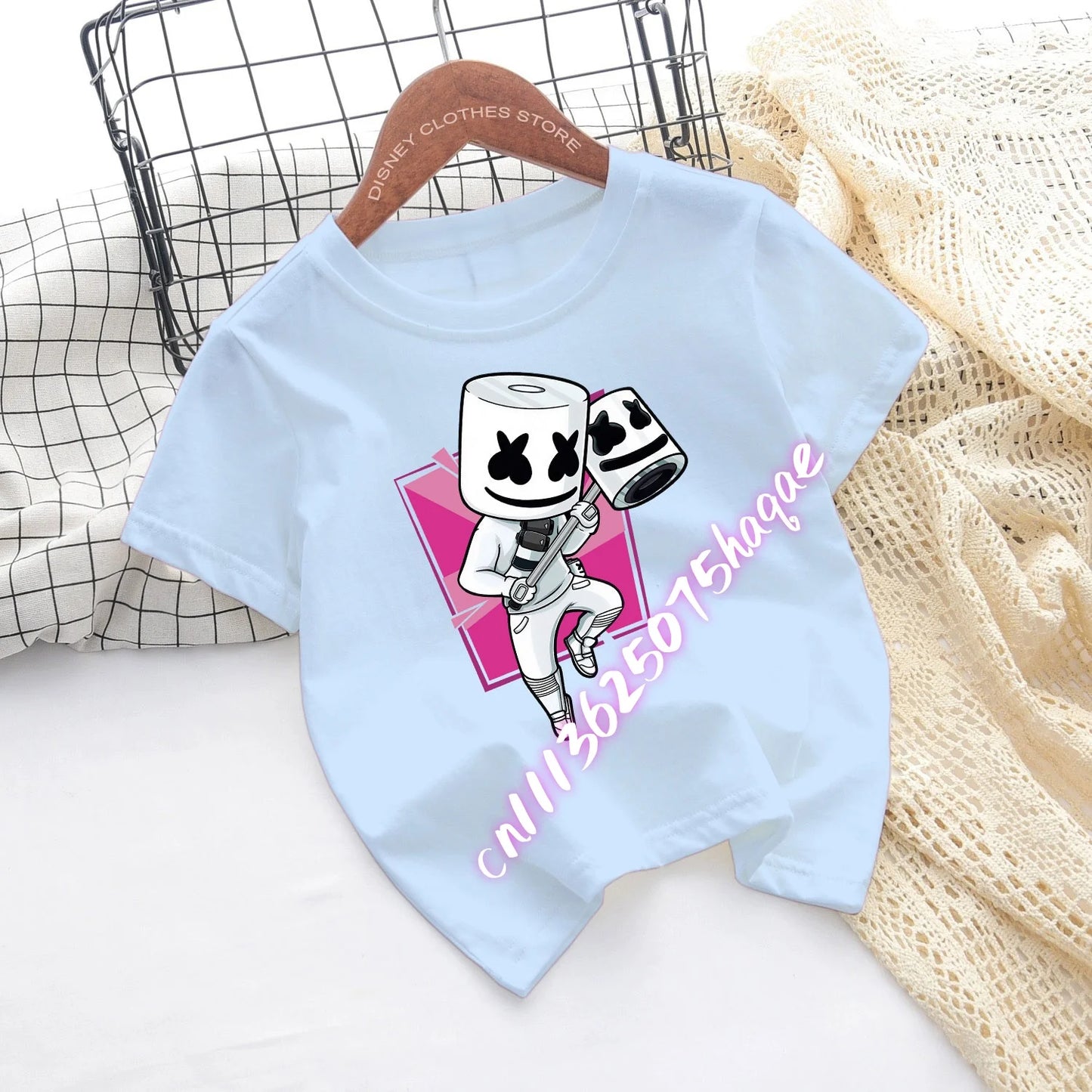 Fortnite Children’s T-shirts Game Cartoon Printed Characters Fortress Night Tees Game Short Sleeve Tops Summer Boys and Girls Clothes
