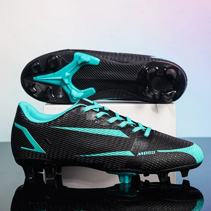 Nouveaux hommes en plein air chaussures de Football crampons pour adultes longues pointes bottes de Football formation chaussures de Sport baskets antidérapant formation unisexe