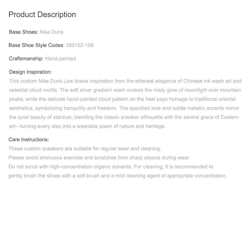 Adidași personalizați Nike Big Cloud Step, vopsiți manual în stil oriental „tie-dye”, cu pungă cadou, unisex