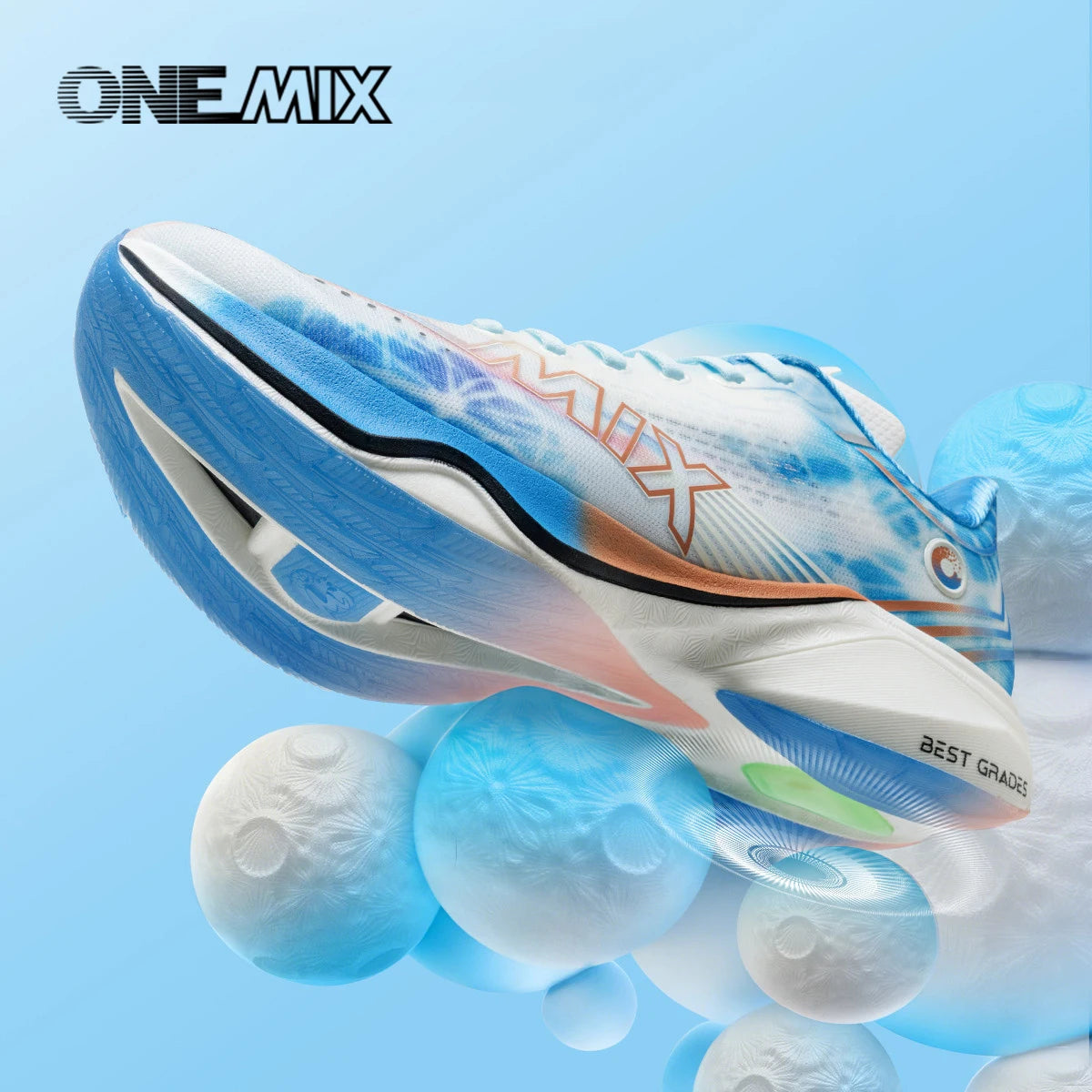 ONEMIX Nowe buty do biegania maratońskiego z podeszwą z nylonu i włókna węglowego – amortyzujące, profesjonalne, zapewniające stabilne wsparcie, ultralekkie, z doskonałym odbiciem