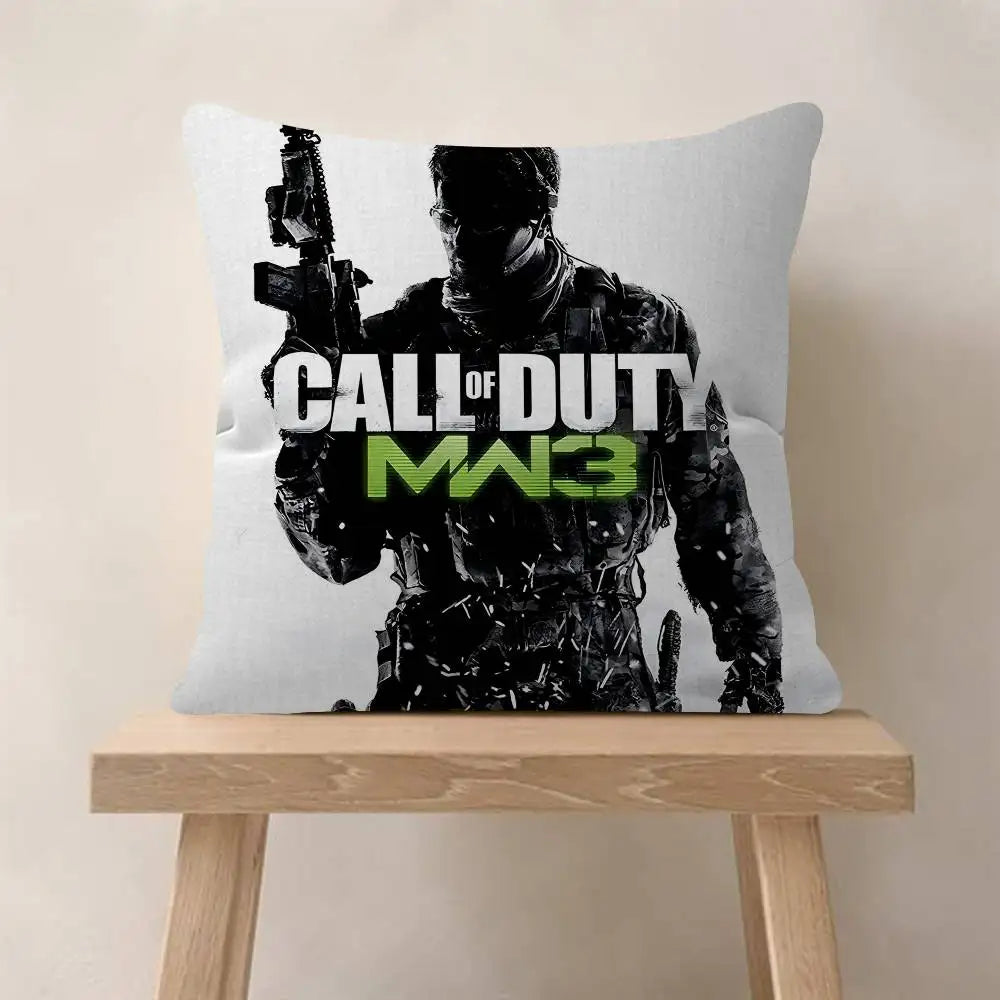 Classic Game C-Call Of D-Duty Personalized Picture Text Home Decorative Pillows Household Gifts 45x45cm