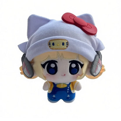 10cm Overwatch Juno pliušinė lėlė-dekoracija, animacinio stiliaus OW Juno pliušinis žaislas kuprinei, lėlės gerbėjams, kolekcinė gimtadienio dovana