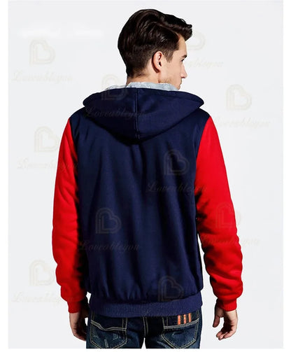 New Arrival Fortnite Men Cool Sweatshirt Battle Game Coat Winter Thick Fleece Warm Zipper Harajuku Hoodie Streetwear