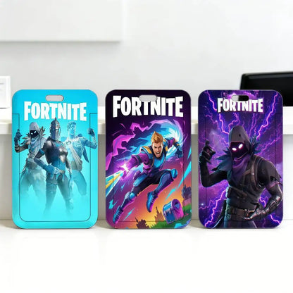 Hot Game F-FORTNITE Strap Lanyard Keychain ID Bus Card Cover Badge Holder Pass Hang Rope Lariat Gifts Keys Accessories