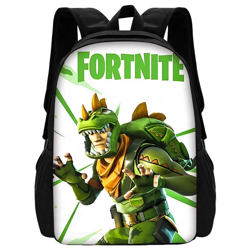 Hot Game FortniteS Kinderrucksäcke für Jungen und Mädchen, Schüler-Geburtstagsgeschenk, Kinder-Schultaschen, Unisex-Campingrucksack, strapazierfähig