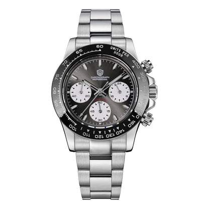 Watchdives WD16500 V2 Men Watch VK63 Quartz Movement Chronograph Wristwatch Stainless Steel Sapphire Crystal Luminous Watches