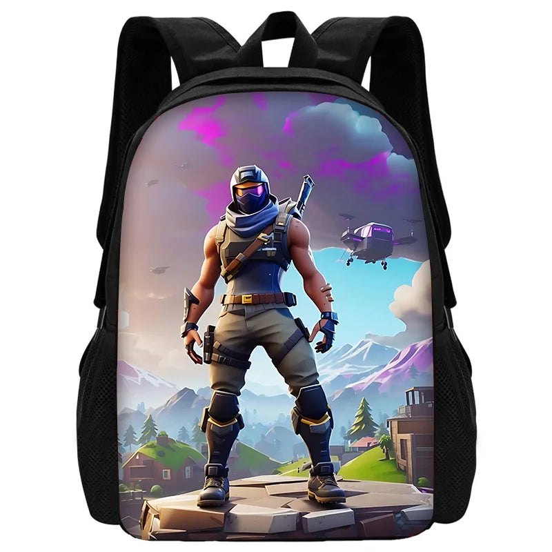 Hot Battle Royale Fortnite Kids Backpacks for Boys and Girls Student Birthday Gift Child School Bags Unisex Camping Durable Rucksack