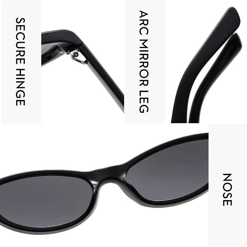 BOYSEEN Men's Hip Hop Style Sunglasses Narrow Frame Orange Eyewear UV400 Travel Beach Sunglasses U400