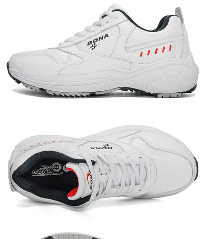 BONA New Designers Classic Sneakers Running Shoes Women Outdoor Sports Shoes Comfortable Running Shoes Ladies Walking Shoes