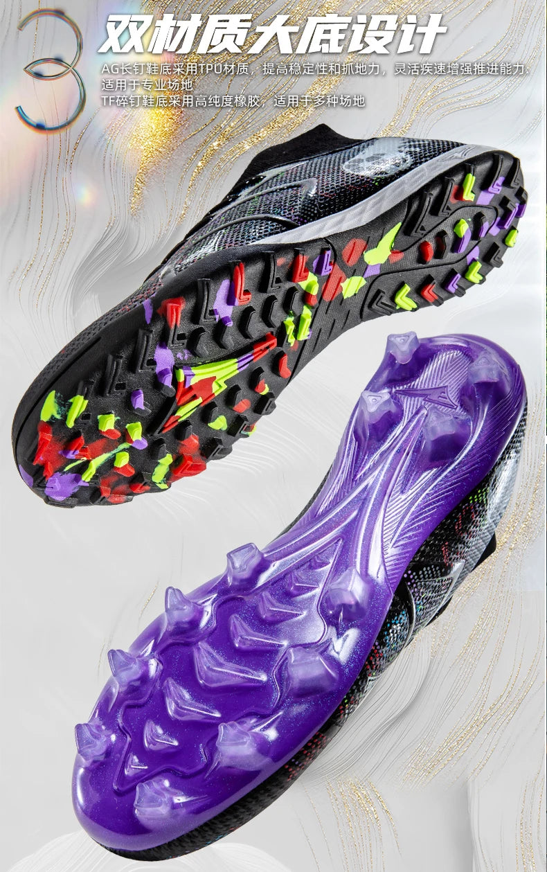 Professional Football Boots Men Soccer Shoes Society Football Cleats Ultralight Training Soccer Sneakers Men Outdoor Sports Shoe