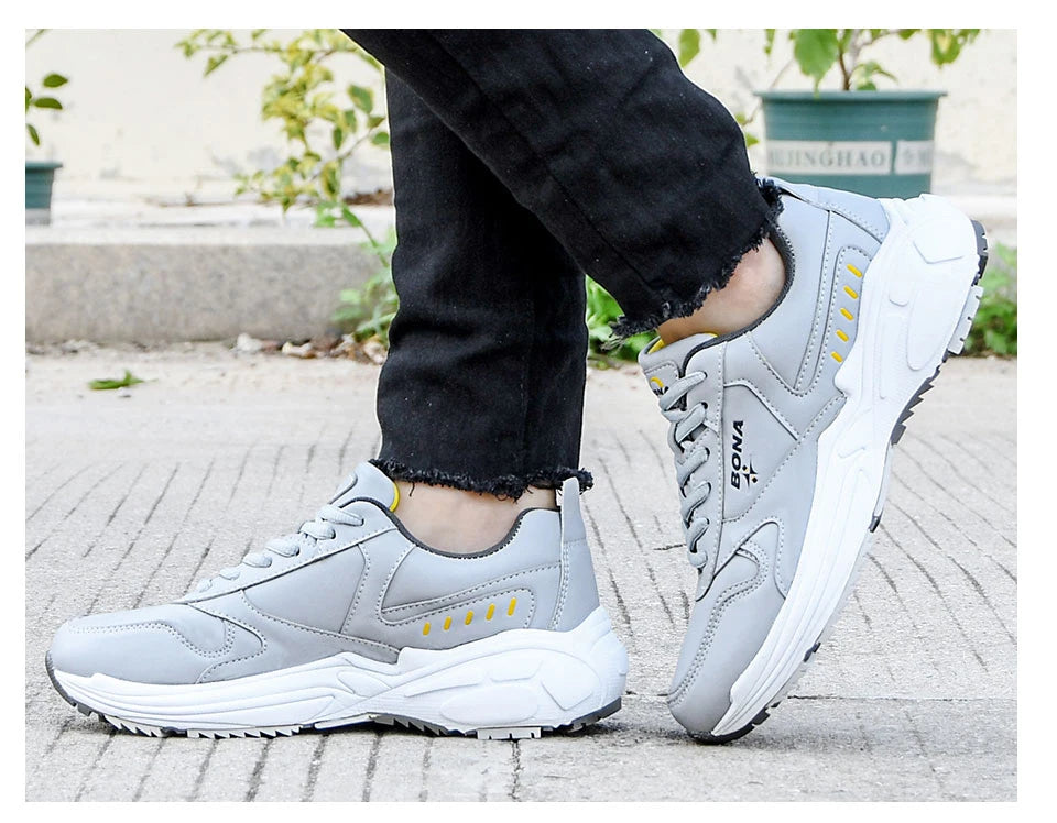 BONA New Designers Classic Sneakers Running Shoes Women Outdoor Sports Shoes Comfortable Running Shoes Ladies Walking Shoes