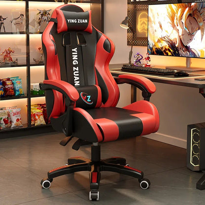 AOLIVIYA Ergonomic Gaming Chair with Footrest, Reclining Computer Chair, 3D Adjustable Armrests, Lumbar Support Seat for Home Office