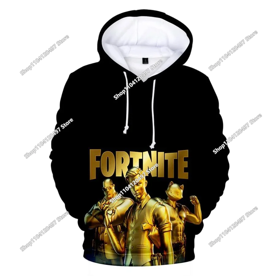 Game Fortnite Cosplay Hoodies Children's Adult Unisex Sweatshirt Pullover Hoodies Coat Casual Uniforms Halloween Outfits