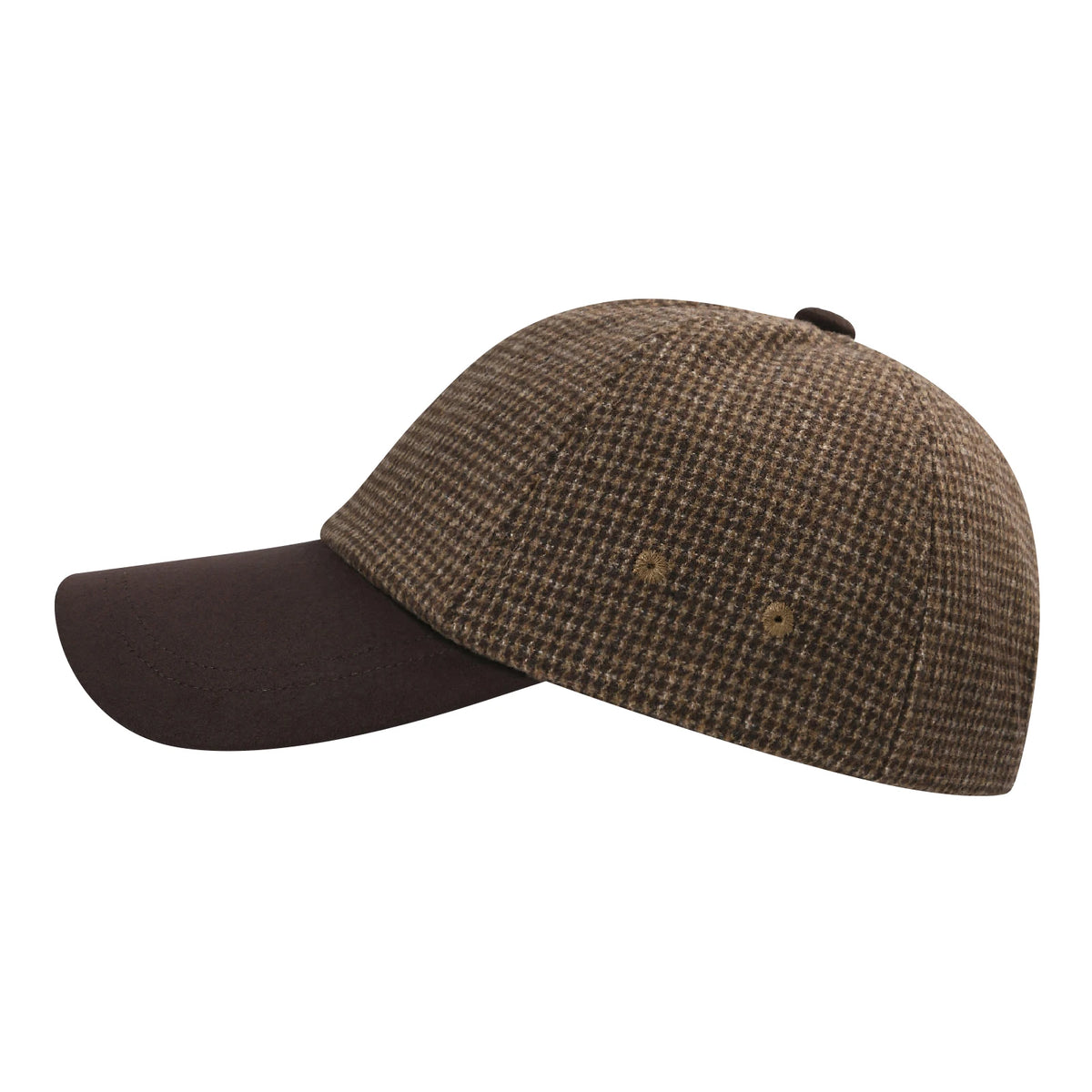 BOTVELA Șapcă de baseball din lână tweed pentru bărbați, stil casual, moale, ajustabilă, fără structură