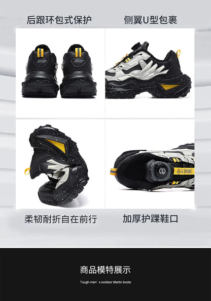 Men's Boots 2025 New Winter Slippers Warm Men Shoes Waterproof Non-Slip Plush Sneakers Male Tennis Shoes Boots Men Sneakers Winter