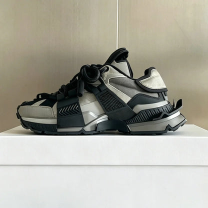 2026 Fashion Women Sneakers Size 35-46 High Quality Platform Sneakers Men Casual Shoes Sports Running Shoes Lace-Up Patchwork