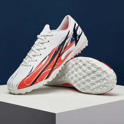Chaussures de football grande taille 46 47 pour hommes, entraînement, matchs sportifs, gazon artificiel, crampons TF, chaussures transfrontalières, chaussures pour hommes