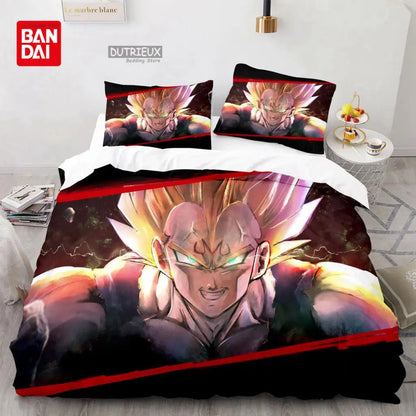 Dragon Ball Bedding Set Anime Goku Duvet Cover Comforter Bedclothes Single Twin Full Queen Size 3d Kids Adult Boys Gift