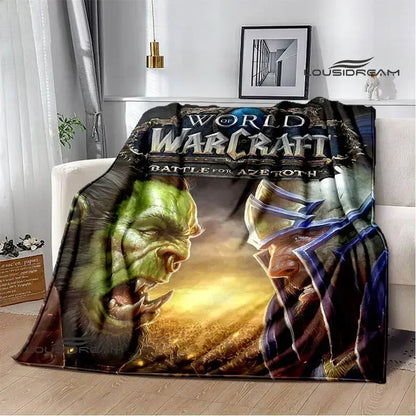 Game World of Warcraft Printed Blanket Picnic blanket Warm Flannel blankets Home bed linings blankets for beds Birthday Gift