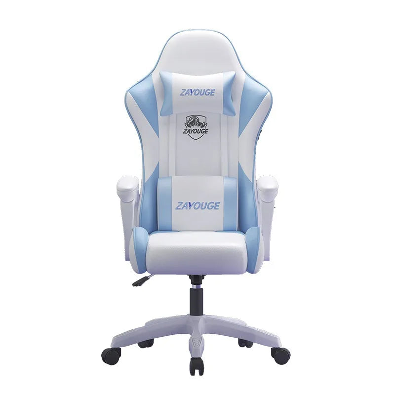 Ergonomic Gaming Chair Reclining Office Chair with Adjustable Height, Comfortable Computer Desk Chair, Swivel Gaming Seat for Home, Study & Esports