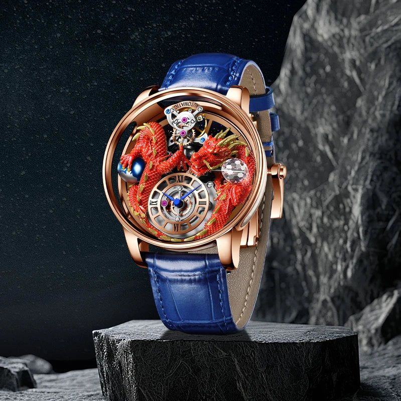 PINDU Design 2025 NEW Men's Watch Diamond Tourbillion Top Brand Luxury Astronomia Quartz Watch Men's Sapphire Glass Waterproof Watch