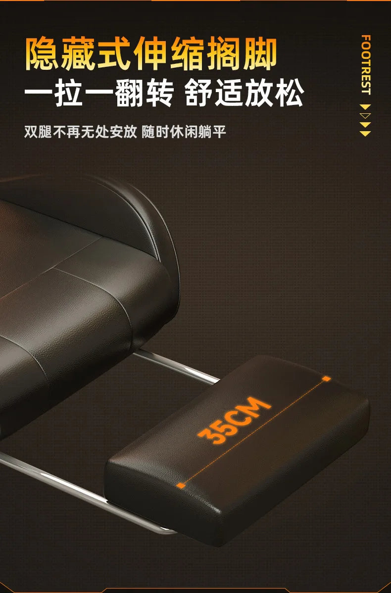 AOLIVIYA Ergonomic Gaming Chair with Footrest, Reclining Computer Chair, 3D Adjustable Armrests, Lumbar Support Seat for Home Office