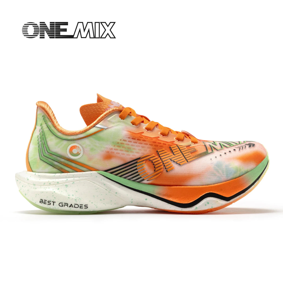 ONEMIX Nowe buty do biegania maratońskiego z podeszwą z nylonu i włókna węglowego – amortyzujące, profesjonalne, zapewniające stabilne wsparcie, ultralekkie, z doskonałym odbiciem