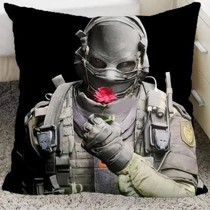 Anime Call of Duty Ghost Keegan Konig Cosplay 45CM Throw Pillows Soft Waist Sofa Cushion Throw Bedroom Pillows