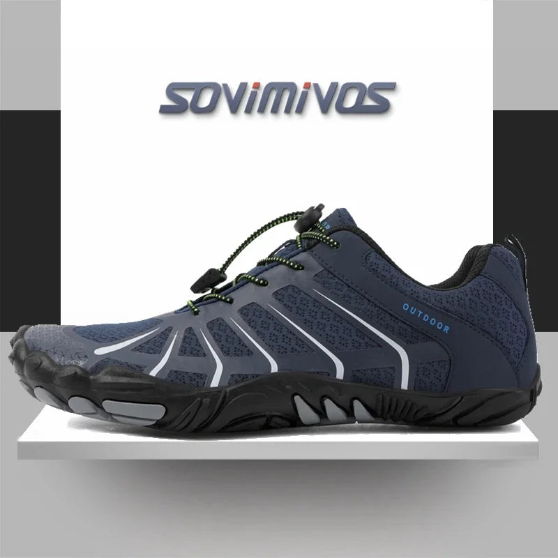 Men's Trail Running Shoes, Lightweight Athletic Zero Drop Barefoot Shoes Non-Slip Outdoor Walking Minimalist Shoes for Women