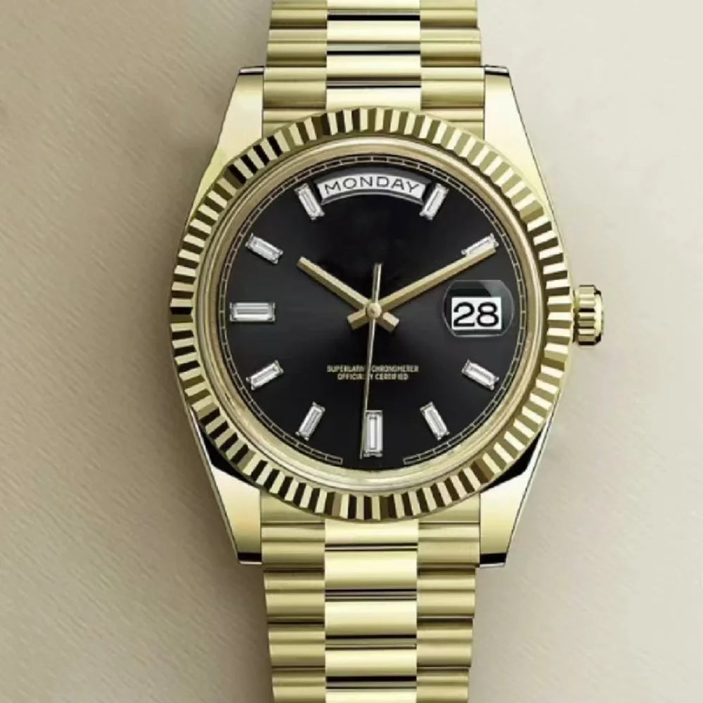 Top Grade Vintage Style 2026 VIP Luxury Watch Old Brand Week Series Fully Automatic Mechanical Multifunctional Waterproof Anti