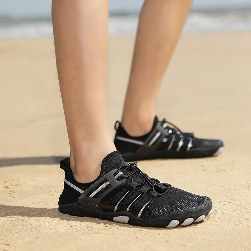Pantofi de plajă „Barefoot Beach” pentru bărbați și femei, pantofi de apă de vară cu uscare rapidă, adidași pentru mers în apă în aer liber, pantofi ușori pentru sporturi acvatice