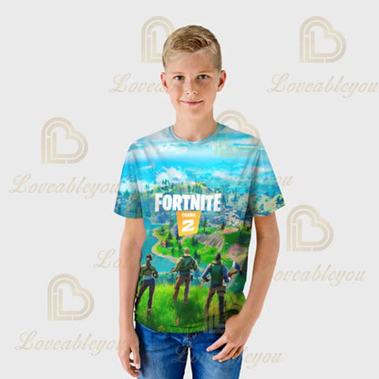 Hanorac Fortnite cu glugă, imprimeu 3D, mărime mare, hanorac tip sweatshirt, tricou pentru copii, modă streetwear, jachetă casual cu glugă