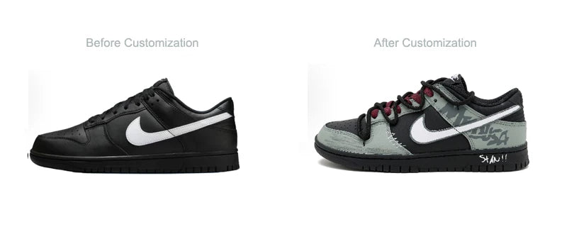 Adidași personalizați Nike Dunk Night Walker SAML Retro Urban Casual cu talpă joasă, amortizare, respirabili, rezistenți la uzură, pentru bărbați