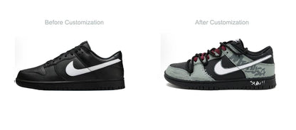 Adidași personalizați Nike Dunk Night Walker SAML Retro Urban Casual cu talpă joasă, amortizare, respirabili, rezistenți la uzură, pentru bărbați