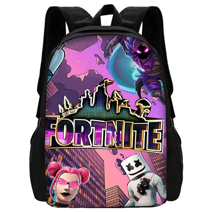 Hot Game Fortnite Kids Backpacks Boys and Girls Student Birthday Gift Child School Bags Unisex Camping Durable Rucksack