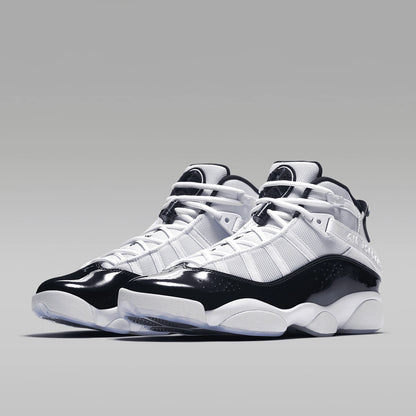 „Nike“ oficialūs, autentiški „JORDAN 6 RINGS“ vyriški sportiniai krepšinio bateliai su amortizacija 322992-104