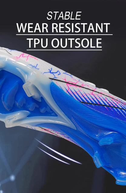 New Men's Soccer Shoes Top Quality Wholesale Cleats Football Boots Training Non-Slip Sneakers FG Drop Shipping Unisex Adult