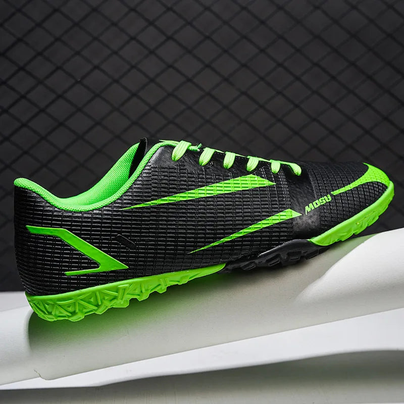 Nouveaux hommes en plein air chaussures de Football crampons pour adultes longues pointes bottes de Football formation chaussures de Sport baskets antidérapant formation unisexe