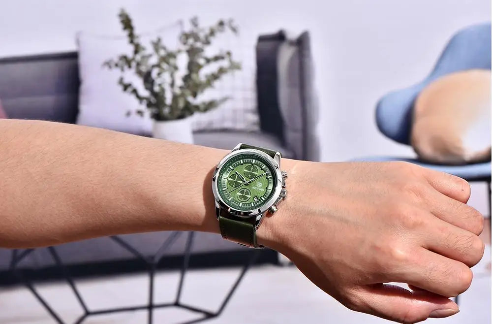 BENYAR 2024 New 40MM Men's Quartz Watch 50M Waterproof Automatic Diving Watch Luxury Fashion Men's Stainless Steel Watch