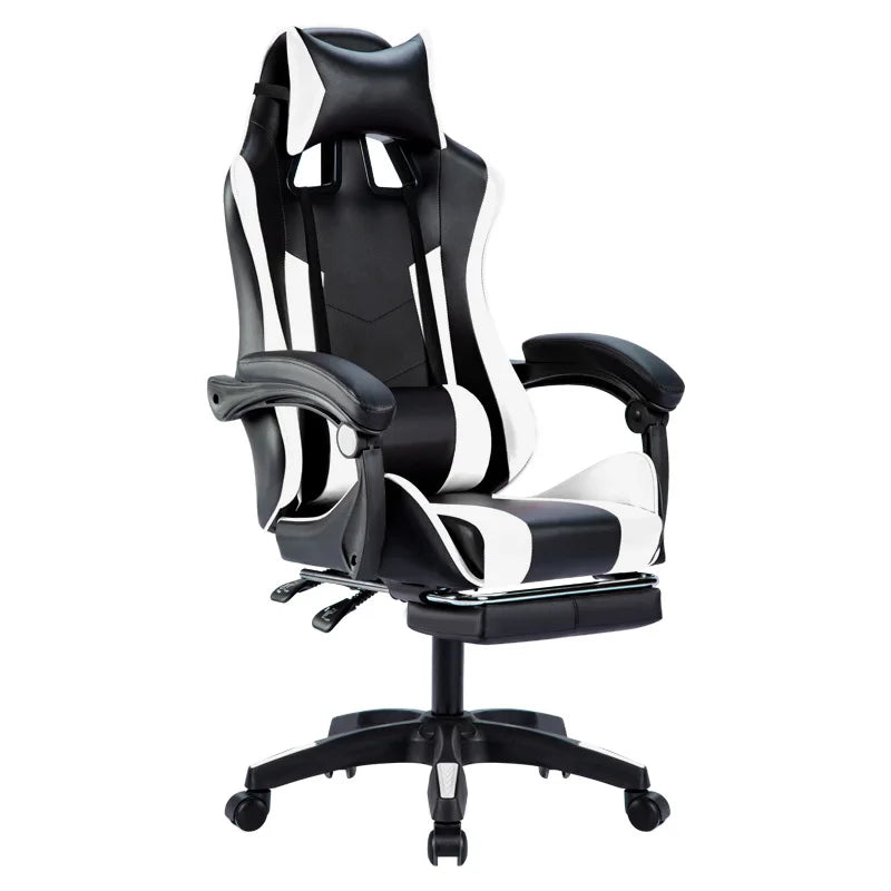 Cadeiras Gaming de Corrida Rotativas de Fábrica para Gamer com Apoio para os Pés