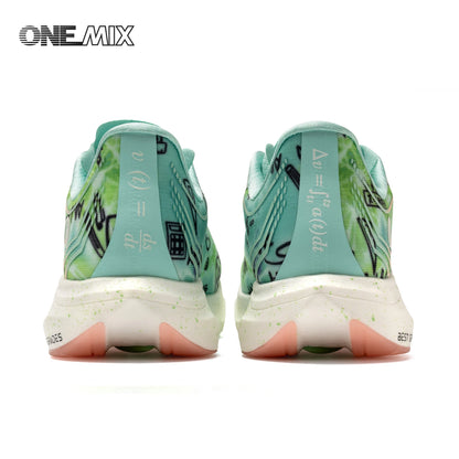 ONEMIX Nowe buty do biegania maratońskiego z podeszwą z nylonu i włókna węglowego – amortyzujące, profesjonalne, zapewniające stabilne wsparcie, ultralekkie, z doskonałym odbiciem