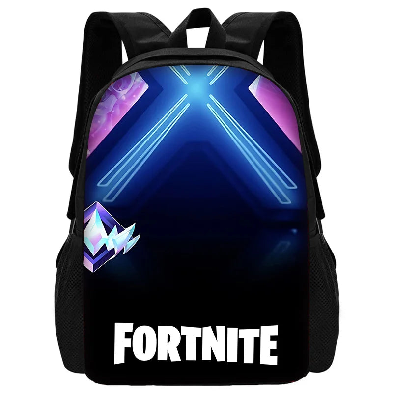 Hot Game FortniteS Kinderrucksäcke für Jungen und Mädchen, Schüler-Geburtstagsgeschenk, Kinder-Schultaschen, Unisex-Campingrucksack, strapazierfähig