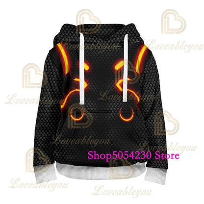 3D Printed Llama Fortnite Hoodie Battle Royale Cartoon Sweatshirts for Men And Women Game Hero Hooded Shirt for Teens