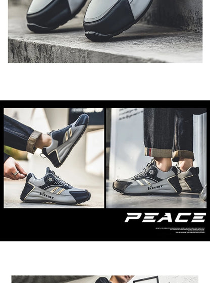 Men's New Low Top Casual Sneakers Korean Style Versatile Dad Shoes Soft Sole Comfortable Lightweight Platform Shoes For Daily