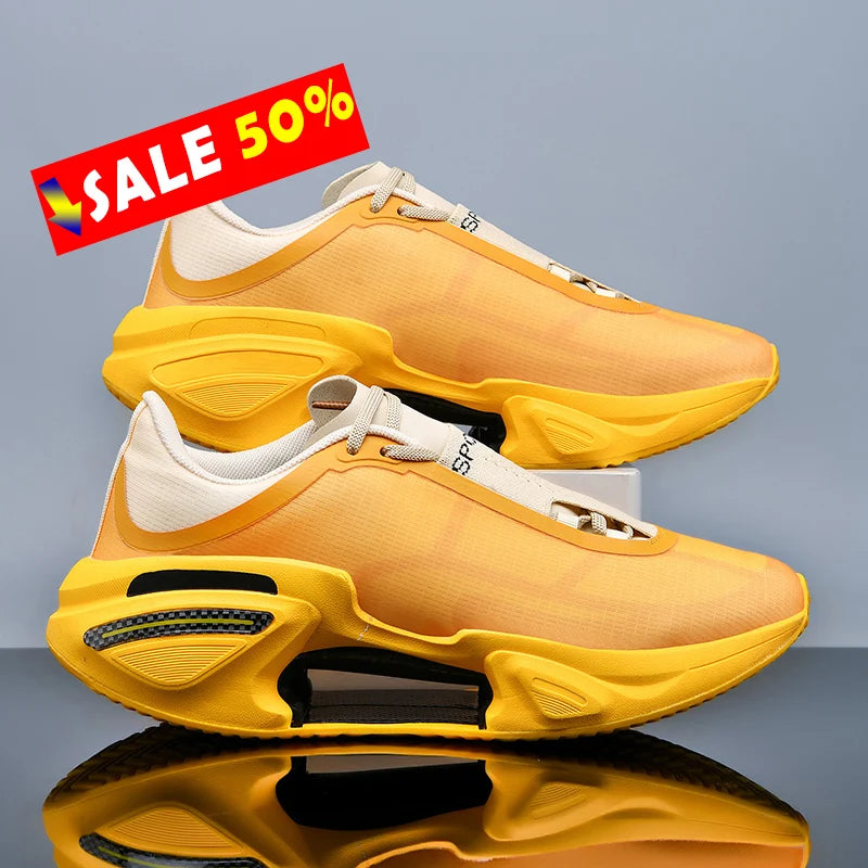 2026 New Men Sports Breathable Lightweight Comfortable Athletic Non-Skid Sneakers Daily Leisure Shopping Walking Marathon Shoes