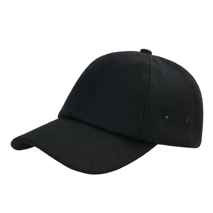 BOTVELA Șapcă de baseball din lână tweed pentru bărbați, stil casual, moale, ajustabilă, fără structură